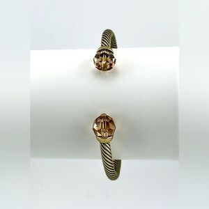 WITH A TWIST BRACELET, ANTIQUE
Touchstone Crystal by Swarovski